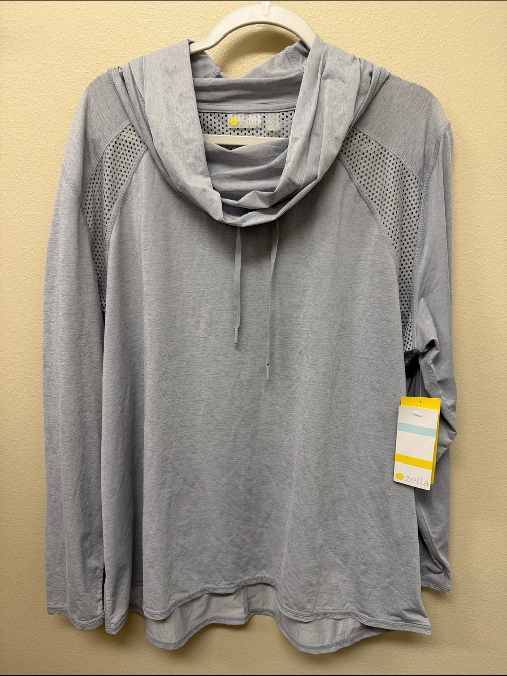 Zella Gym Training Breathable Hoodie Top Sz1X NWT